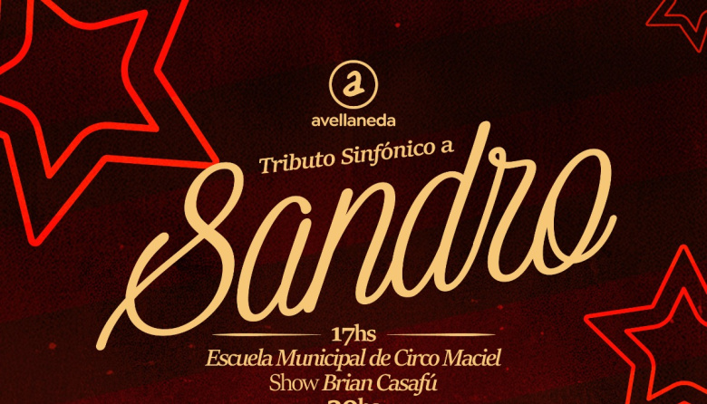 Avellaneda rinde tributo a Sandro y a Rodrigo con shows gratuitos