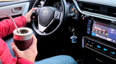 Mate al volante: qué dice la Ley Nacional de Tránsito